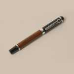 Classic Red Wood Rolling Ball Capped Pen