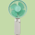 Foldable mini umbrella fan