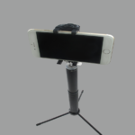 仿皮遙控自拍棍連手機鏡頭套裝